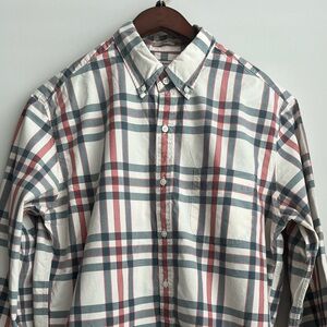 J Crew slim long sleeve button down shirt size L